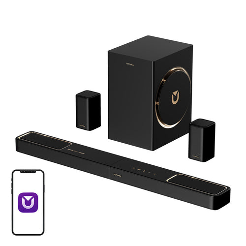 Ultimea Skywave F40 BOOM - barre de son 5.1.2 Dolby Atmos avec voies vers le plafond : ensemble complet