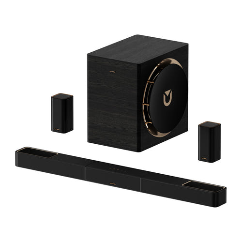Ultimea Skywave X70 - ensemble home cinéma 7.1.4 Dolby Atmos, caisson 10 pouces sans fil : barre x70 et enceintes arrière
