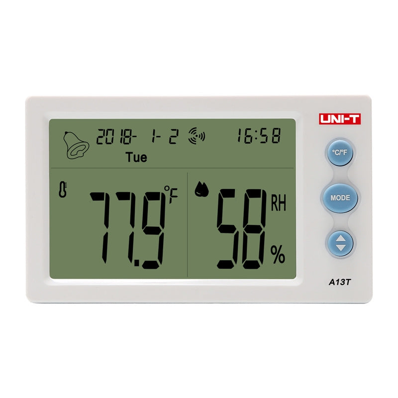 UNI-T A13T - Station température et humidité avec horloge - visuel 1