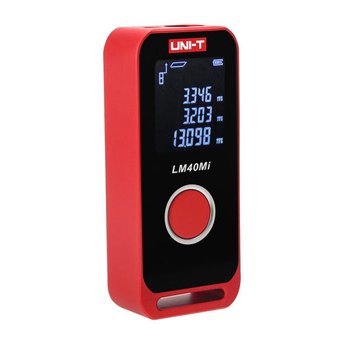 UNI-T LM40Mi - Télémètre laser 40 m (surface, volume, Pythagore) : boîtier métal compact