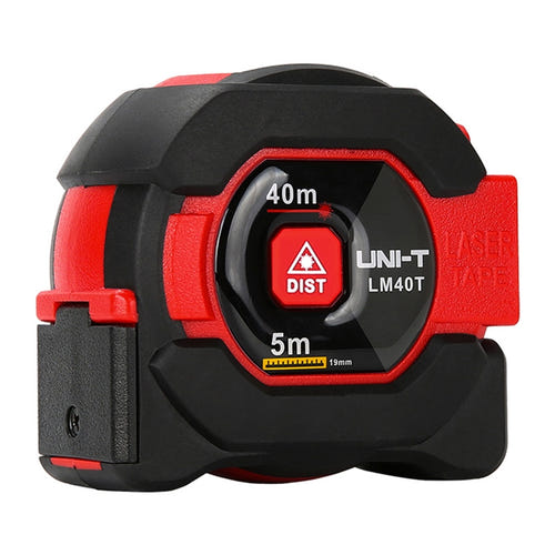 UNI-T LM40T - Télémètre laser 2-en-1 40 m + mètre ruban 5 m : ruban