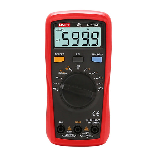 UNI-T UT133A - Multimètre numérique 600 V avec NCV et température - visuel 1
