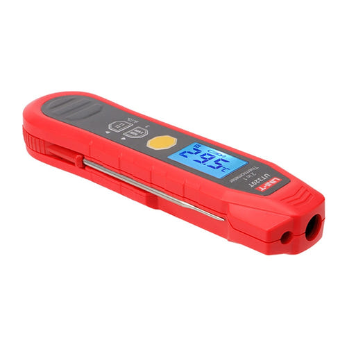 UNI-T UT320T - Thermomètre 2-en-1 infrarouge et sonde (IP54, -40 à 300 °C) : NTC repliable