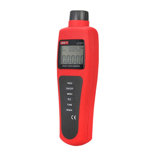 UNI-T UT371 - Tachymètre laser sans contact (10 à 99 999 tr/min) : bande réfléchissante fournie