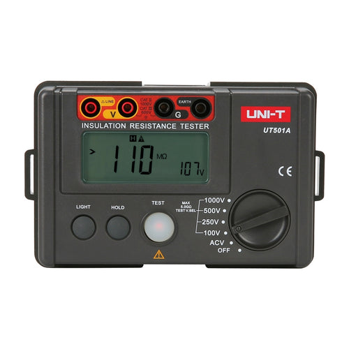 UNI-T UT501A - Testeur d'isolement (jusqu'à 1000 V, 5 GΩ)