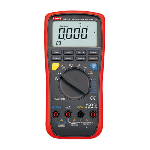 UNI-T UT533 - Testeur d'isolement et multimètre 2-en-1 (1000 V)