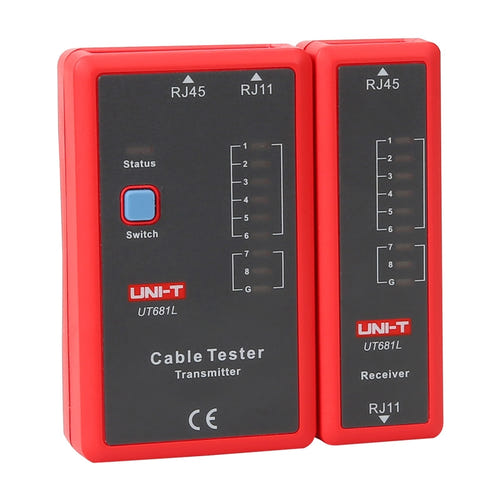 UNI-T UT681L - Testeur de câbles réseau RJ45/RJ11 (vue 2)