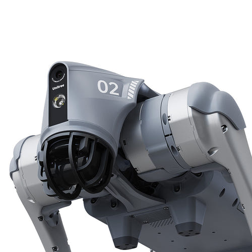 UNITREE Go2 Air - robot quadrupède connecté : vue latérale