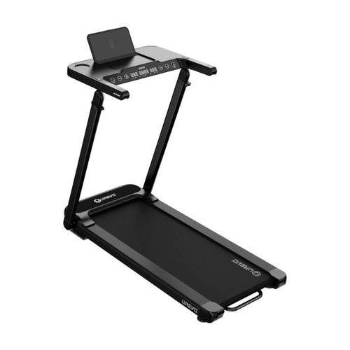 UREVO Foldi 3S Smart - Tapis de course pliable avec plan de travail réglable, noir
