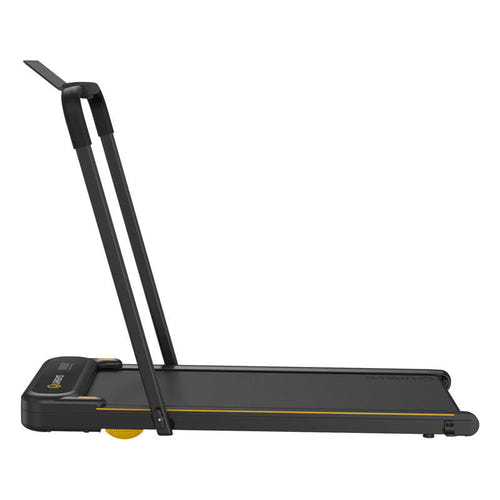 UREVO Strol 2E Smart - Tapis de course et de marche 2 en 1 pliable, noir : console LED