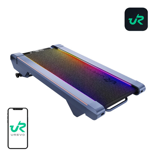 UREVO Cyberpad URTM038 - tapis de course pliable connecté, bleu - visuel 1