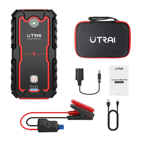 Utrai JS One - Démarreur de batterie 800 A avec boussole : lampe LED