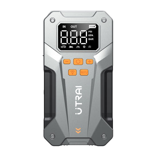 Utrai JS20 - Démarreur de batterie 800 A avec compresseur 150 PSI : lampe et ports USB