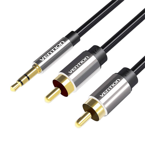 Vention BCFBD - câble audio 2xRCA vers jack 3,5 mm, 0,5 m : 2rca jack 3,5 mm