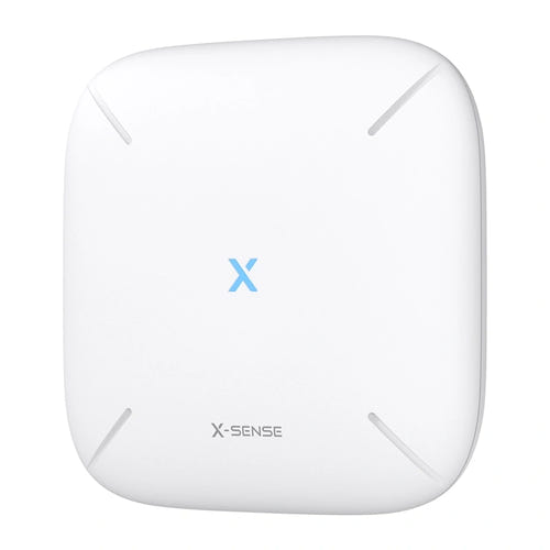 X-Sense SBS50 - Station de base connectée pour capteurs et avertisseurs : posée sur un meuble