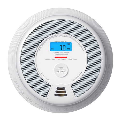 X-Sense SC07-WX - Détecteur de fumée et de monoxyde de carbone Wi-Fi : WiFi sc07wx