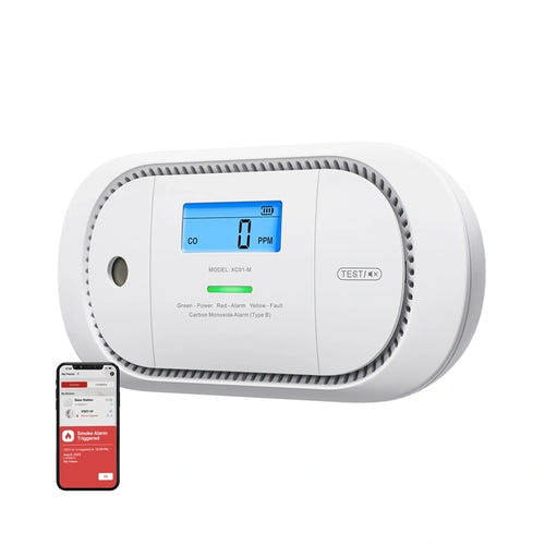 X-Sense XC01-M Link+ Pro - détecteur de monoxyde de carbone interconnecté : face