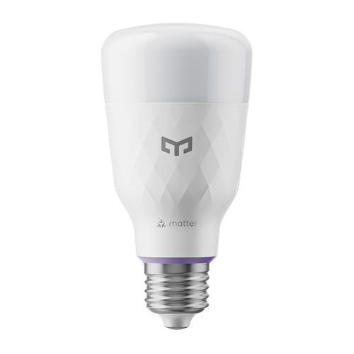 Yeelight D1 - Ampoule connectée RGB Matter, E27 : blanc réglable
