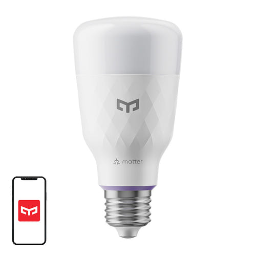Yeelight D1 - Ampoule connectée RGB Matter, E27 : Smart bulb ampoule E27