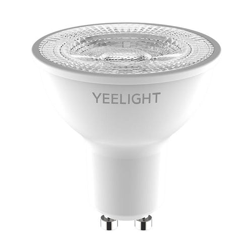 Yeelight GU10 W1 - Lot de 4 ampoules LED connectées à intensité variable : culot GU10 spot