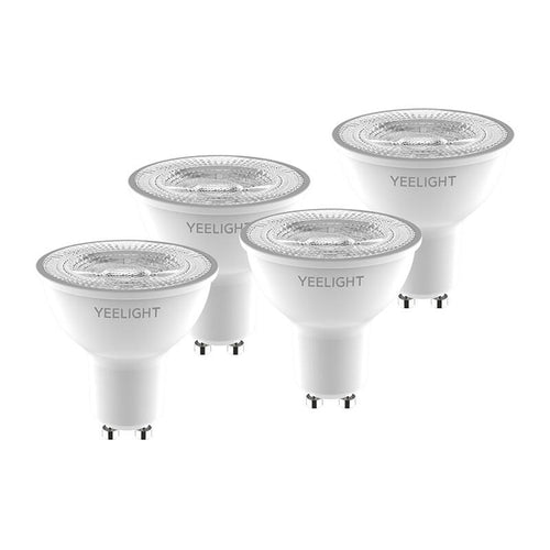 Yeelight GU10 W1 - Lot de 4 ampoules LED connectées à intensité variable