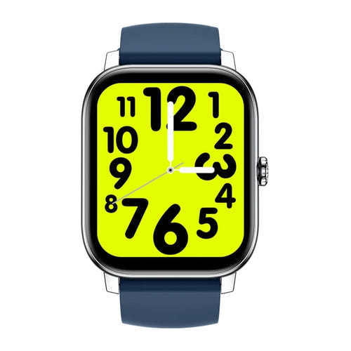 Zeblaze Btalk Pro - Montre connectée argentée 1,91 pouce avec appels : argent profil boutons