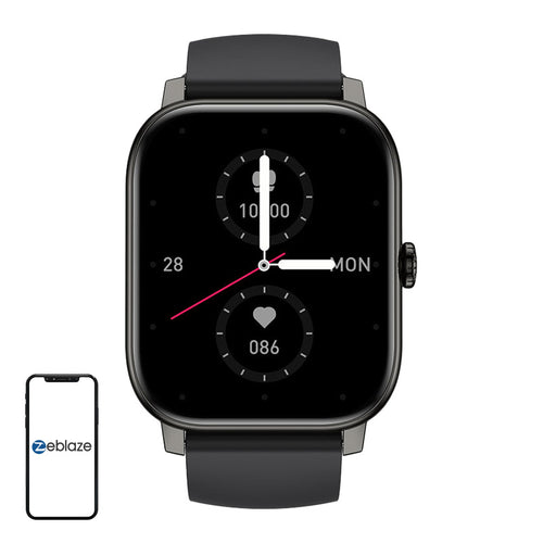 Zeblaze Btalk Pro - Montre connectée 1,91 pouce avec appels Bluetooth (noire)