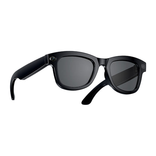 Zeblaze Eyewear - Lunettes connectées IA à verres photochromiques (noires) : caméra intégrée dans la branche