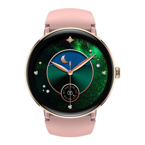 Zeblaze Lily 2 - Montre connectée AMOLED 1,2 pouce rose : cadran