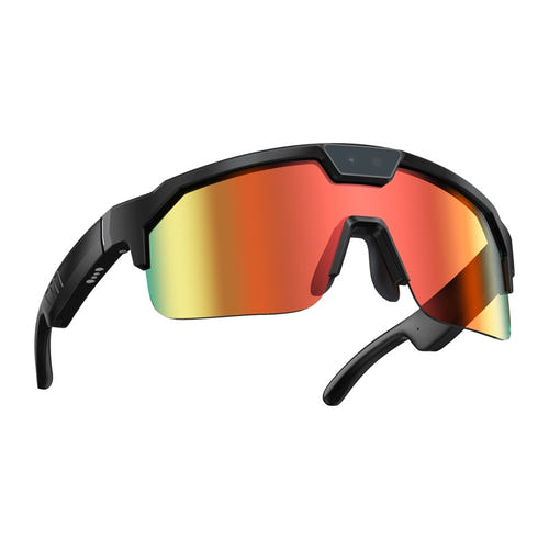 Zeblaze Q01 - Lunettes de sport connectées IA à verres orange : vue de face