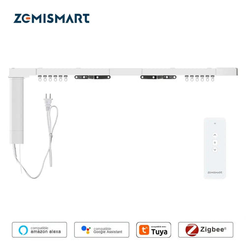 Zemismart ZM87 - Rail de rideau motorisé Zigbee 3.0, 8,1 m - visuel 1