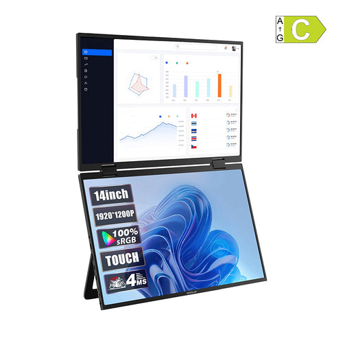 Zeuslap Z14W - Double écran portable 14 pouces tactile WUXGA