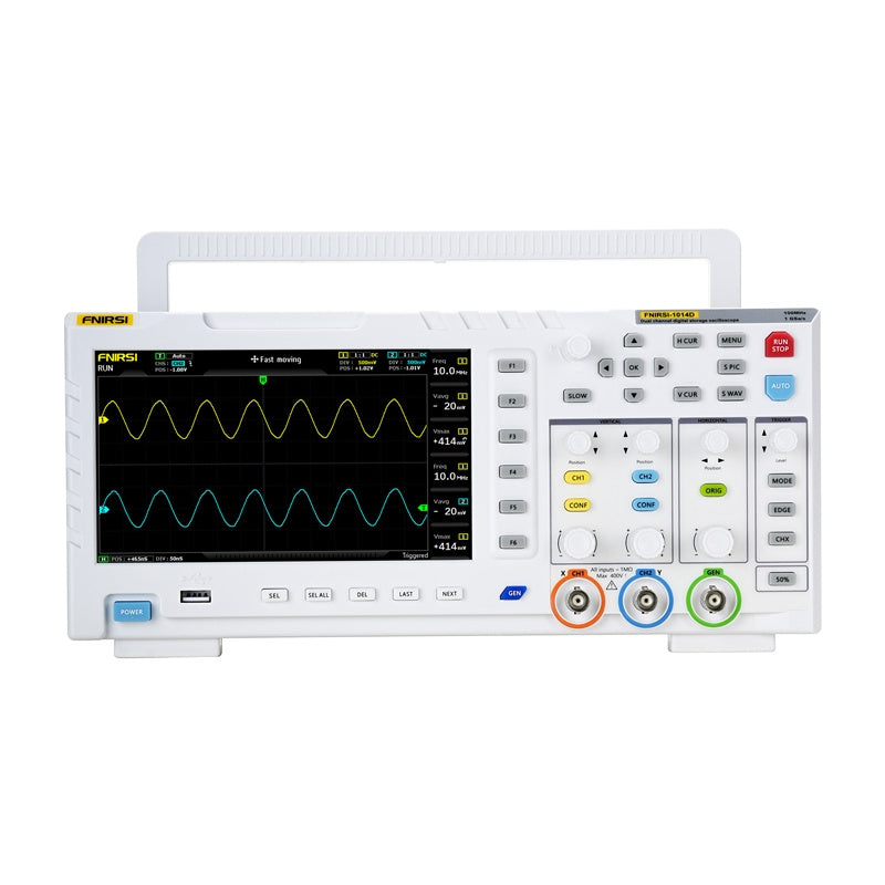 Oscilloscope FNIRSI 1014D deux canaux 100 MHz avec générateur