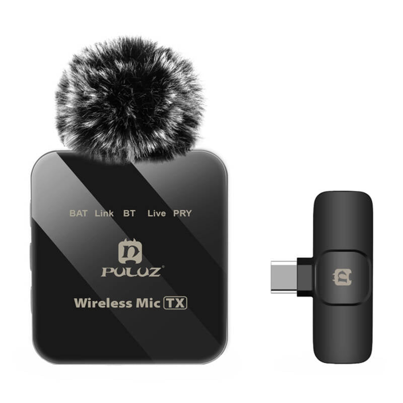 Kit micros-cravates sans fil Puluz PU648B avec récepteur USB-C