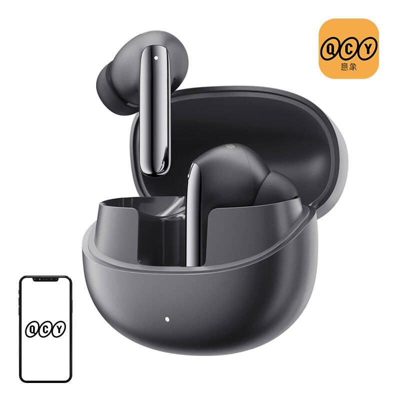 Écouteurs sans fil QCY MeloBuds Pro HT08 noirs à réduction de bruit active