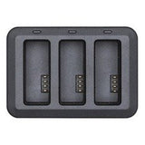 DJI Tello - Hub de charge pour 3 batteries : les trois emplacements de batterie