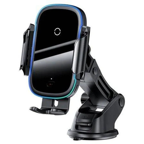 Baseus Light Electric - Support voiture avec charge à induction 15 W (noir) : embouts de montage fournis