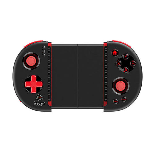 iPega PG-9087s - Manette Bluetooth 5.0 avec support télescopique (noire) : sticks et boutons de la manette