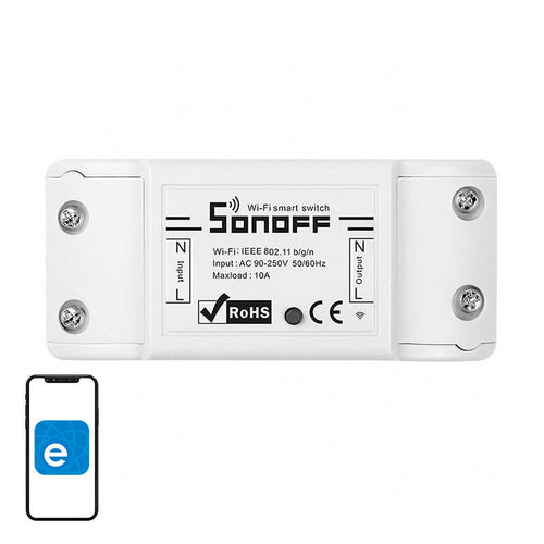 Sonoff Basic R2 - Module interrupteur Wi-Fi 10 A pour eWeLink : module interrupteur Wi-Fi Sonoff Basic R2