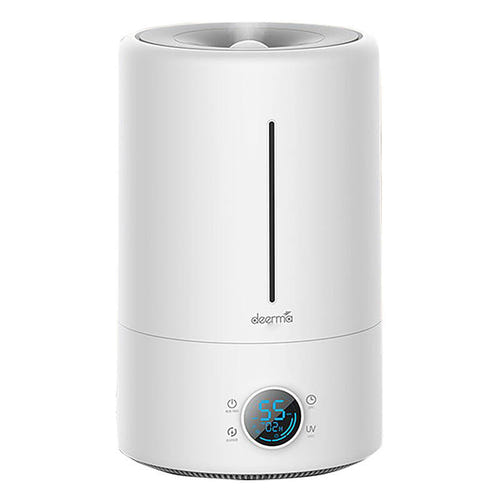 Deerma F628S - Humidificateur ultrasonique 5 L avec stérilisation UV : écran d'affichage de l'humidité