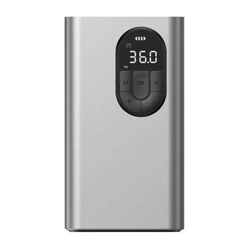 Baseus Energy Source - Compresseur de voiture sans fil 150 PSI (finition mate) : écran LED et touches de fonction