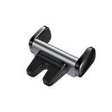 Baseus Steel Cannon - Support smartphone pour grille d'aération (noir) : double pince en acier gainée de silicone