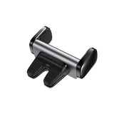 Baseus Steel Cannon - Support smartphone pour grille d'aération (noir) : double pince en acier gainée de silicone