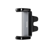 Baseus Steel Cannon - Support smartphone pour grille d'aération (noir) : berceau à serrage réglable de 55 à 84 mm