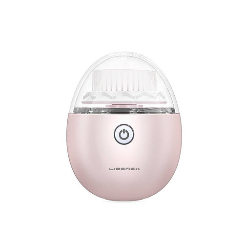 Liberex Egg - Brosse nettoyante visage sonique (rose) : brosse nettoyante Liberex Egg rose vue d'ensemble