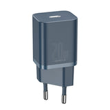 Baseus Super Si - Chargeur 20 W avec câble USB-C vers Lightning 1 m (bleu) : câble USB-C vers Lightning fourni