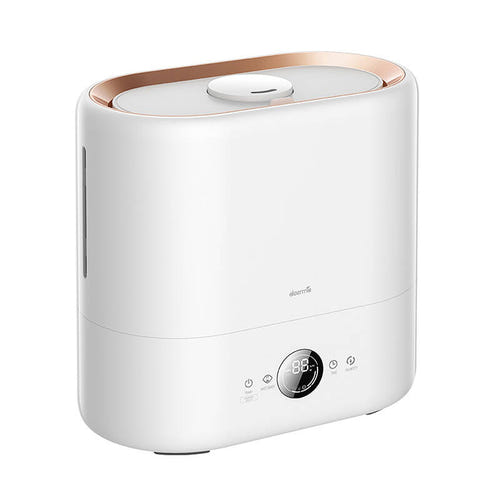 Deerma ST636W - Humidificateur d'air 4,5 L à stérilisation UV-C (blanc) : écran numérique et touches de commande