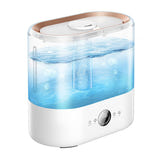 Deerma ST636W - Humidificateur d'air 4,5 L à stérilisation UV-C (blanc) : couvercle supérieur ouvert pour le remplissage