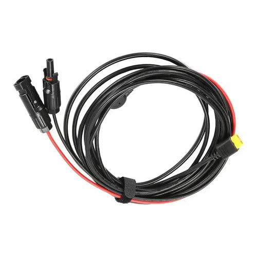EcoFlow - Câble solaire MC4 vers XT60 de 5 m : câble solaire EcoFlow MC4 vers XT60, vue d'ensemble