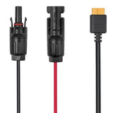 EcoFlow - Câble solaire MC4 vers XT60 de 5 m : connecteur XT60 du câble